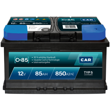 Hochleistungsbatterie 12V 85Ah 850 A/EN gefüllt Hochleistungsbatterie 12V 85Ah 850 A/EN gefüllt