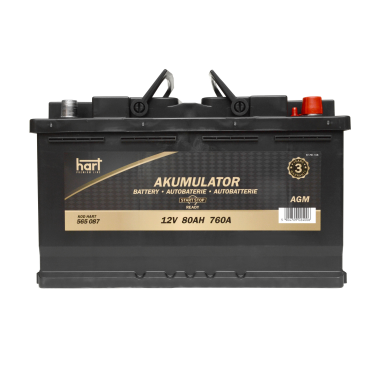 AKUMULATOR 80AH 760A AGM /P+/ PREMIUM AKUMULATOR 80AH 760A AGM /P+/ PREMIUM