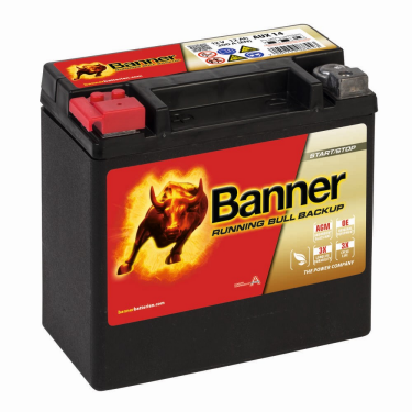 Banner Batterie Running Bull AGM BACKUP 12V 12Ah 200A