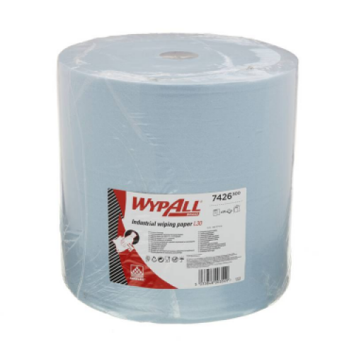 WypAll® L30 Wischtücher 3-lagig, blau, 37 x 38 cm