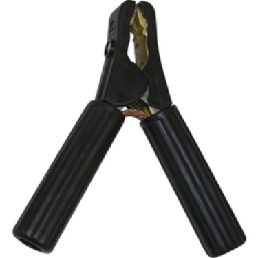 Ladeklemme 600A schwarz isoliert