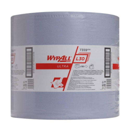 WypAll® L30 ULTRA Wischtücher 3-lagig, blau, 35 x 38cm