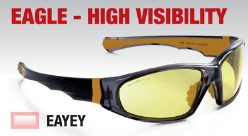 Schutzbrille Eagle gelbe Linse