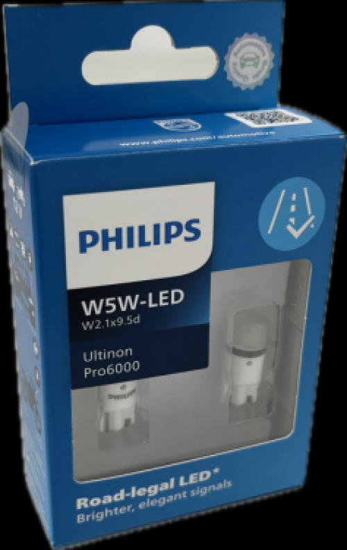 Philips Ultinon Pro6000 W5W-LED (2er Pack)