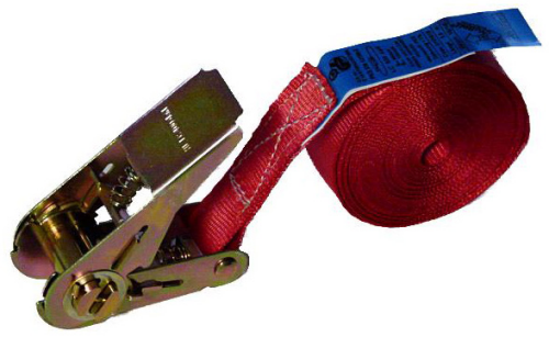 Zurrgurt einteilig Polyester 25mm mit Set-Ratsche 6m