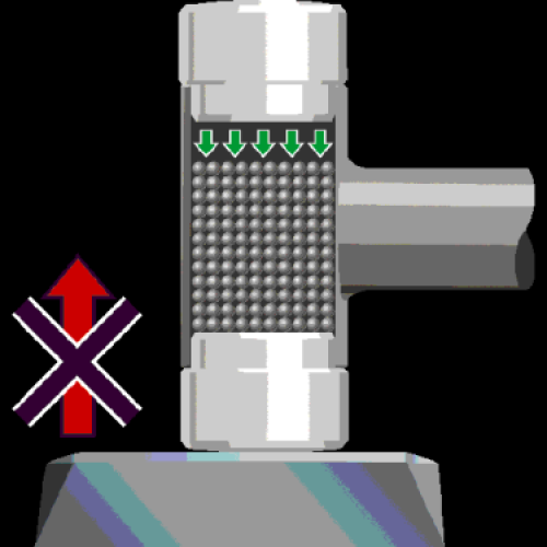 Rückschlagfreier Schonhammer d 50 mm Rückschlagfreier Schonhammer d 50 mm
