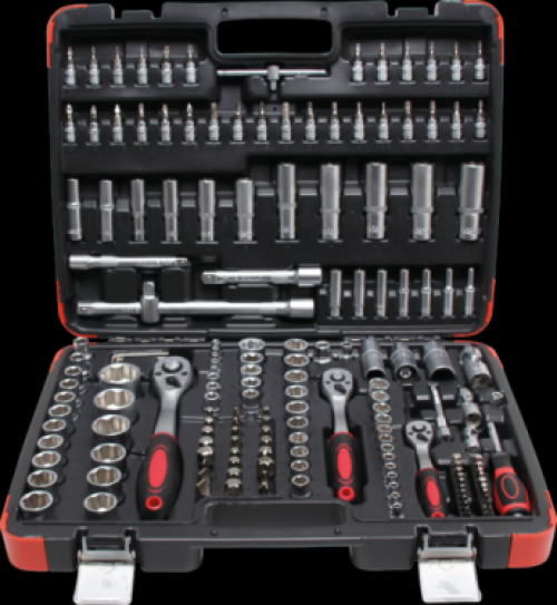 Steckschlüssel-Satz | Antrieb 6,3 mm (1/4") / 10 mm (3/8") / 12,5 mm (1/2") | 172-tlg.