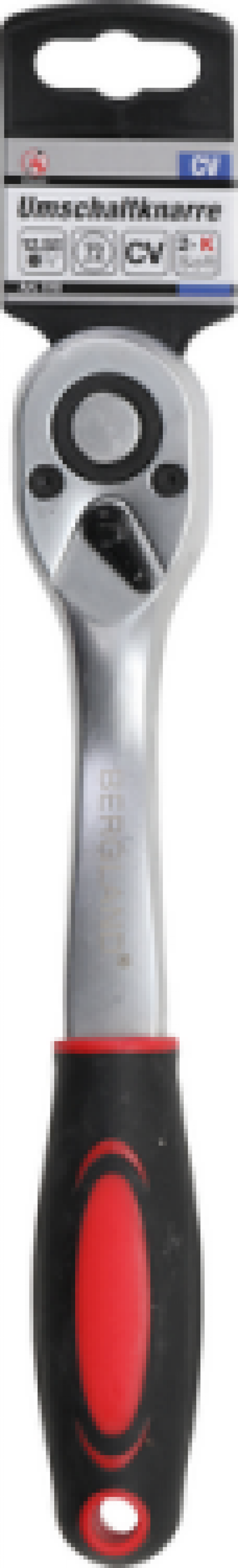 Umschaltknarre | feinverzahnt | Abtrieb Außenvierkant 12,5 mm (1/2")