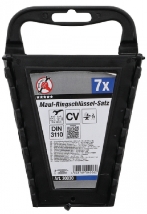 Doppel-Maulschlüssel-Satz | SW 6 x 7 - 19 x 22 mm | 7-tlg.