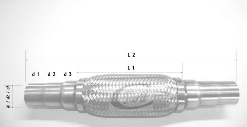 Flexrohr 45-50-55 x 200 x 395