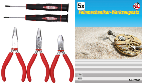 Feinmechaniker-Werkzeug-Satz | 5-tlg.