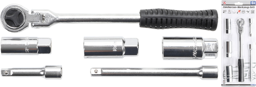 Zündkerzen-Werkzeug-Satz | Antrieb 10 mm (3/8") | 6-tlg.