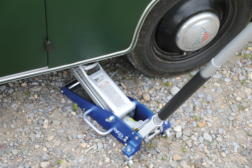 Rangier-Wagenheber | hydraulisch | Aluminium-Stahl-Konstruktion | 1,5 t