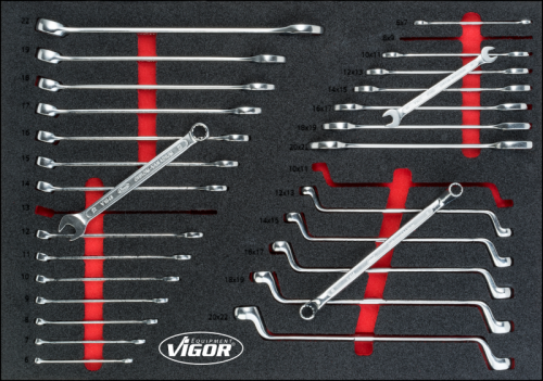 Werkstattwagen mit Satz Black Edition II Vigor 500N