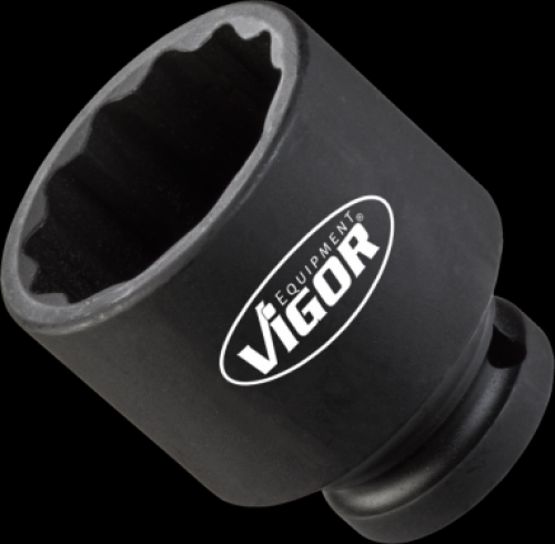 Kraft Steckschlüssel Einsatz 1/2" (Vielzahn/Doppelsechskant) 32 mm