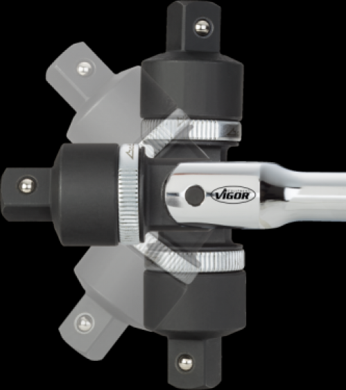 Gelenkgriff mit Umschaltknarre 3/4"