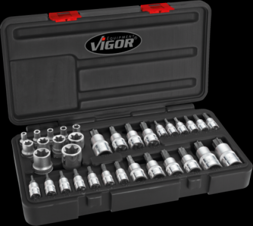 TORX Steckschlüssel-Satz 34-teilig