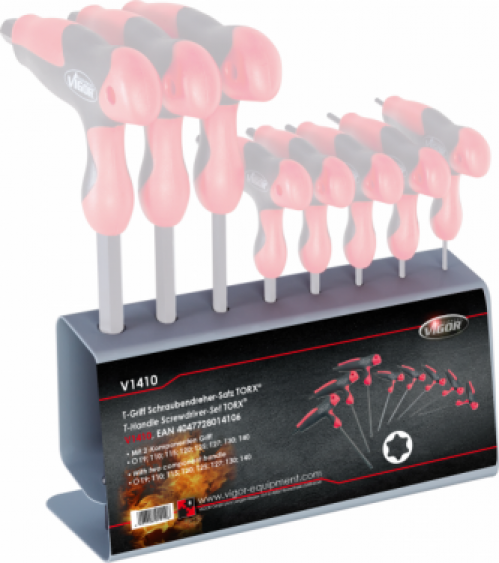 TORX T-Griff Schraubendreher-Satz 8-teilig