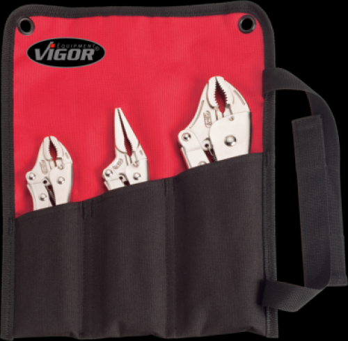 Grip-Zangen-Satz in Rolltasche