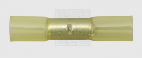 Wärmeschrumpfstoßverbinder 4 - 6 mm², gelb