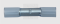 Wärmeschrumpfstoßverbinder 1,5 - 2,5 mm², blau