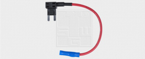 Sicherungshalter für Flachstecksicherungen Mini, mit Kabel 15A / 1,5mm²