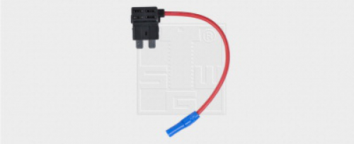 Sicherungshalter für Flachstecksicherungen Standard, mit Kabel 15A / 1,5mm²