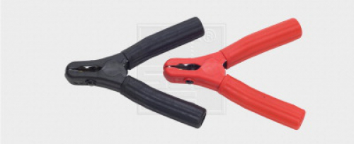 Ladezangen vollisoliert Set max. 100 A, für 35 qmm Kabel, schwarz/rot