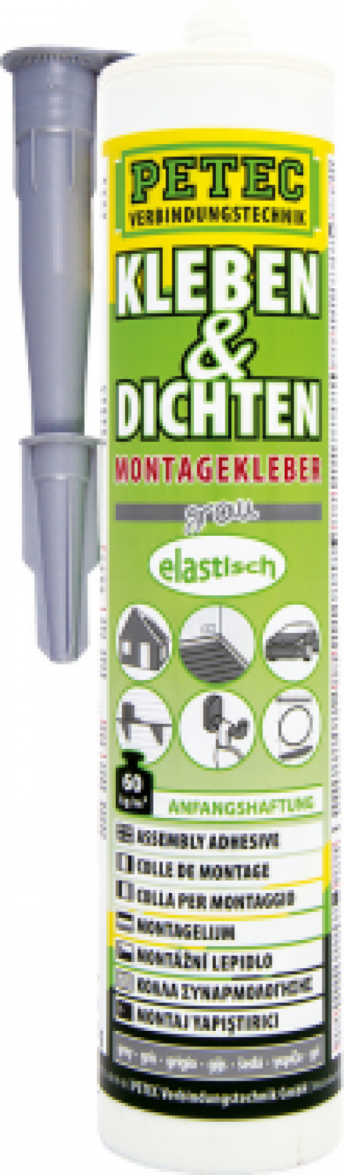 Kleben & Dichten Montagekleber 290 ml Kartusche grau