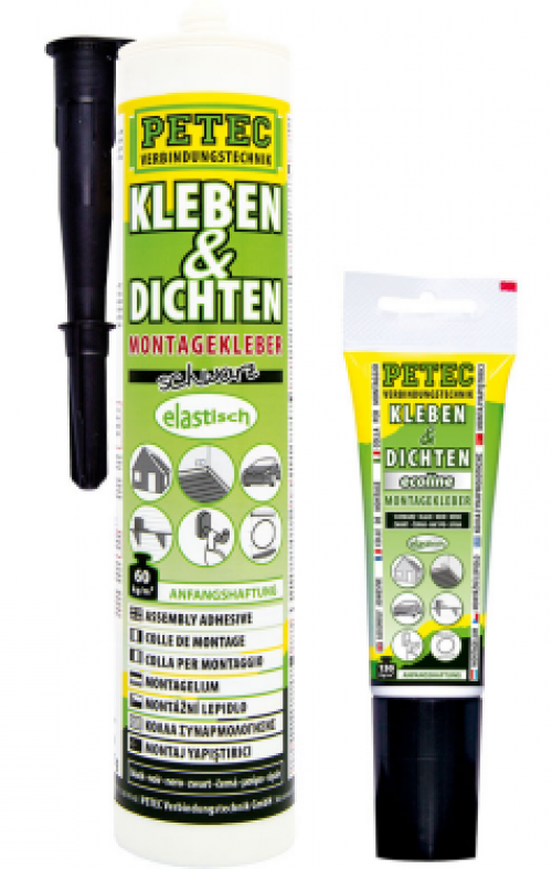 Kleben & Dichten Montagekleber 290 ml Kartusche schwarz