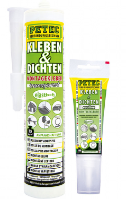 Kleben & Dichten Montagekleber 80 ml Kartusche transparent