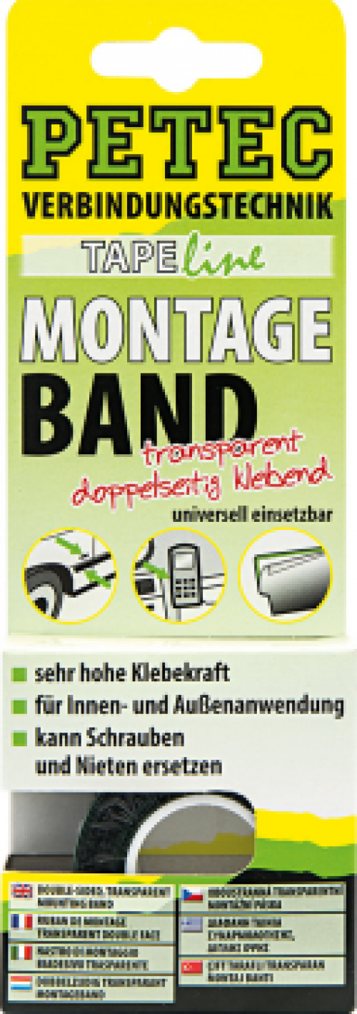 Montageband doppelseitig klebend (2 m x 19 mm x 0,2 mm)
