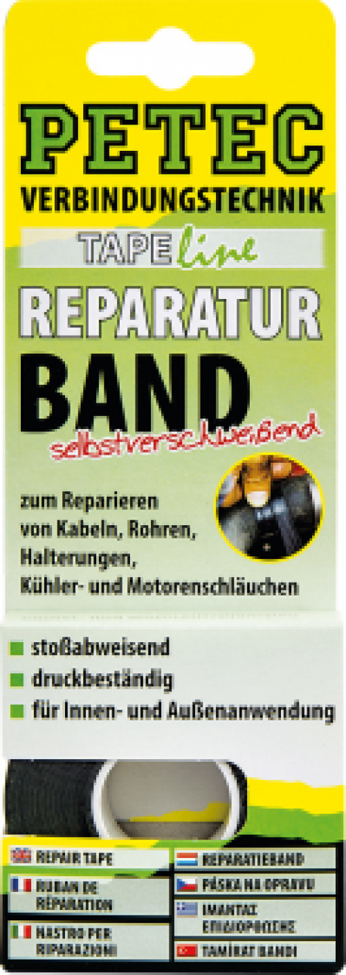 Reparaturband schwarz 5 m x 19 mm x 0,5 mm