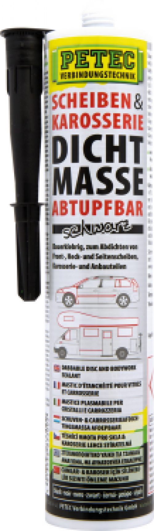 Scheiben- & Karosseriedichtmasse abtupfbar 310 ml Kartusche