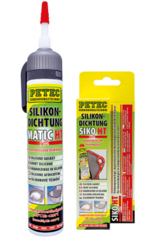 Hochtemperatur-Silikondichtung, dauerelastisch, rot, 70 ml Tube