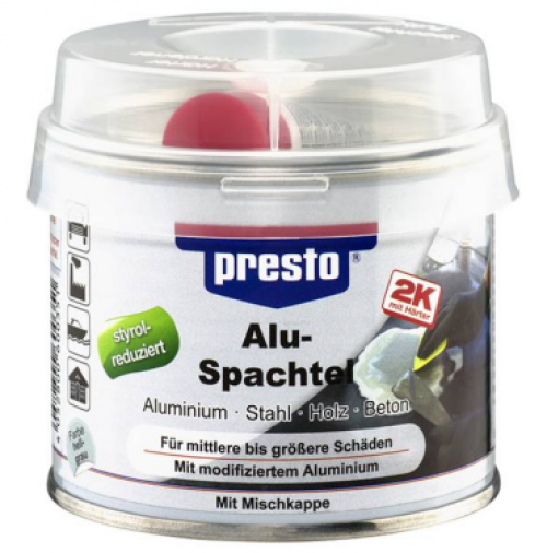 Alu-Spachtel hellgrau 1000 g Dose