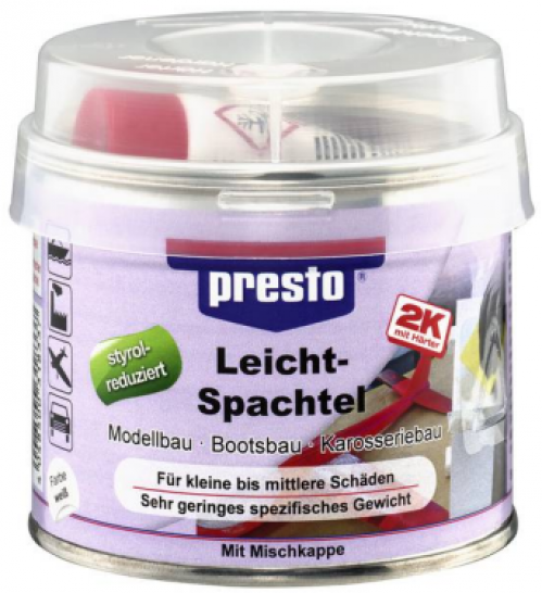 Leichtspachtel weiß 125 g Dose