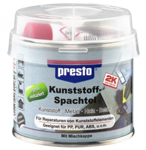 Kunststoffspachtel schwarz 1000 g Dose