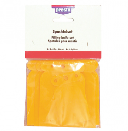 Spachtelklingen Kunststoff Set 4 Stück