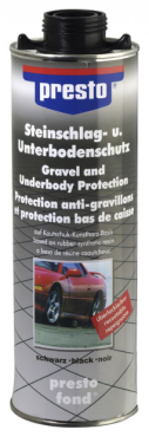 Steinschlagschutz, überlackierbar, schwarz, Spritzpistolendose, 1000 ml