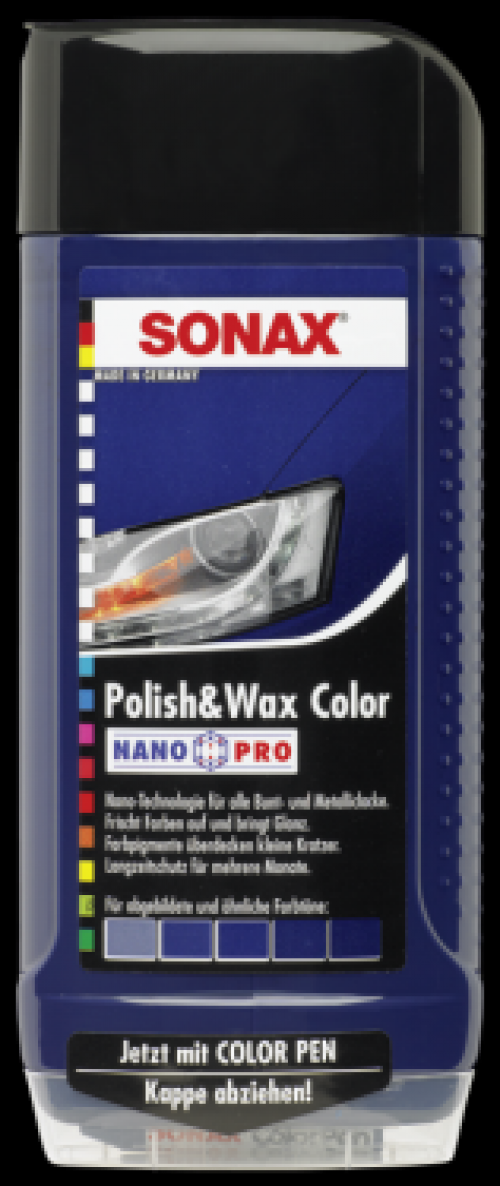 SONAX Polish & Wax Color NanoPro blau 500 ml