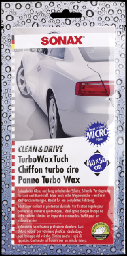 SONAX Clean&Drive TurboWaxTuch 40x50