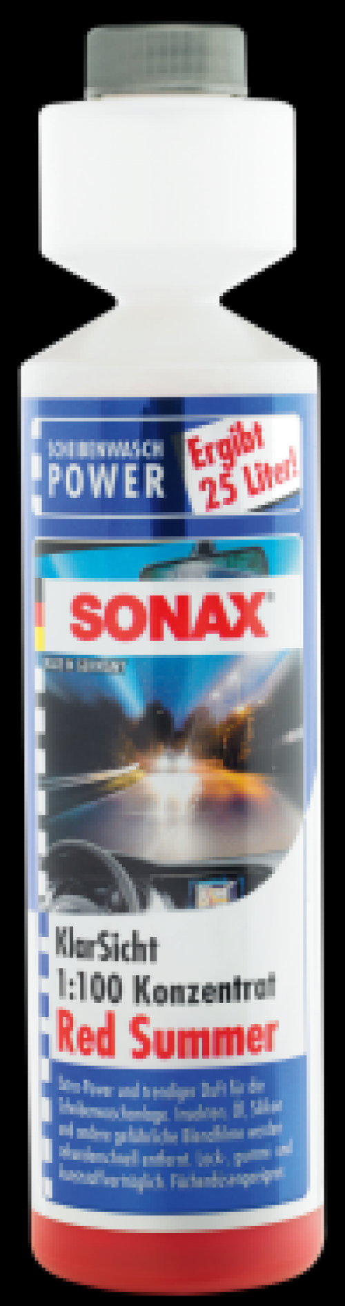 SONAX KlarSicht 1:100 Konzentrat Red Summer 250 ml