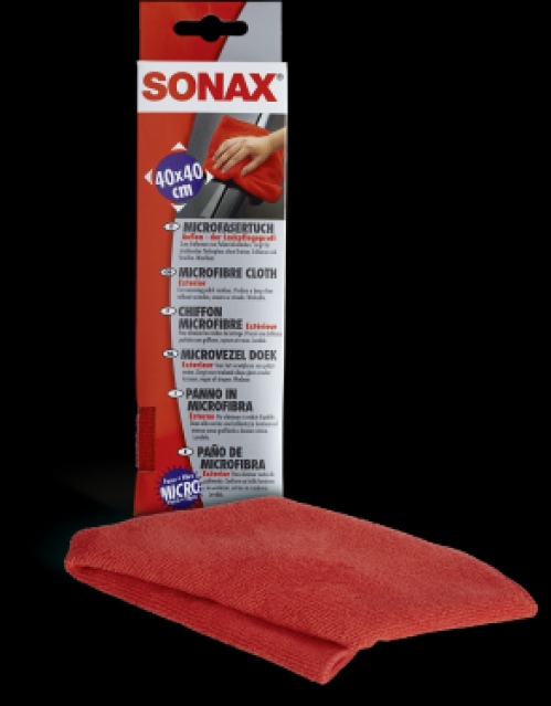 SONAX MicrofaserTuch Außen - der Lackpflegeprofi