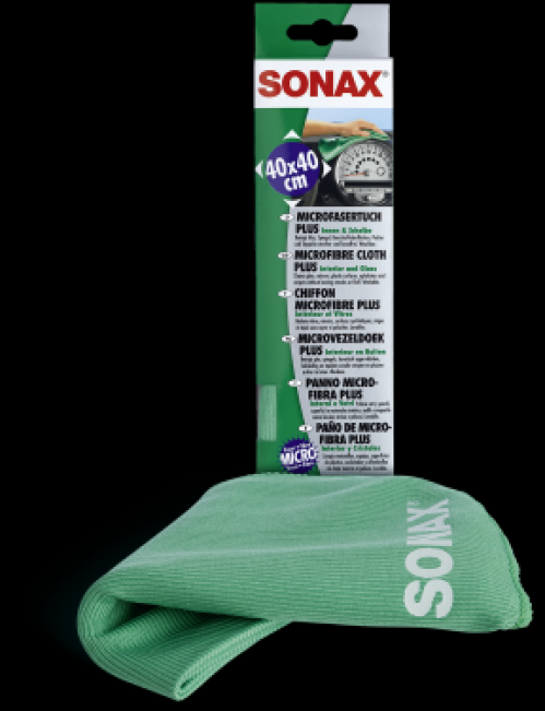 SONAX MicrofaserTuch PLUS Innen & Scheibe