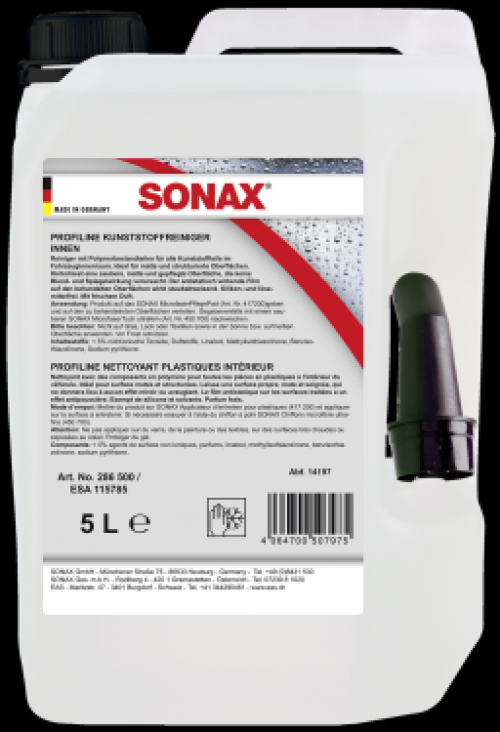 SONAX PROFILINE Plastic Cleaner Interior 5 l