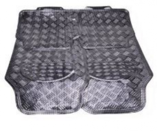 Carbon-Look Gummimatten-Set 4-