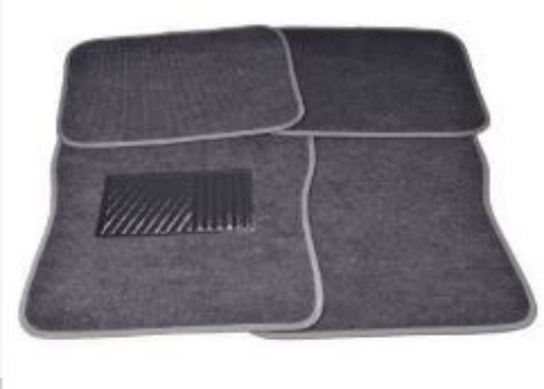 Autoteppich-Set 4tlg. grau