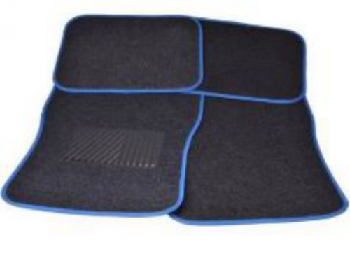 Autoteppich-Set 4tlg. blau