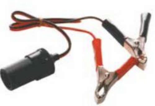 Steckdose + 2 Batterieklemmen